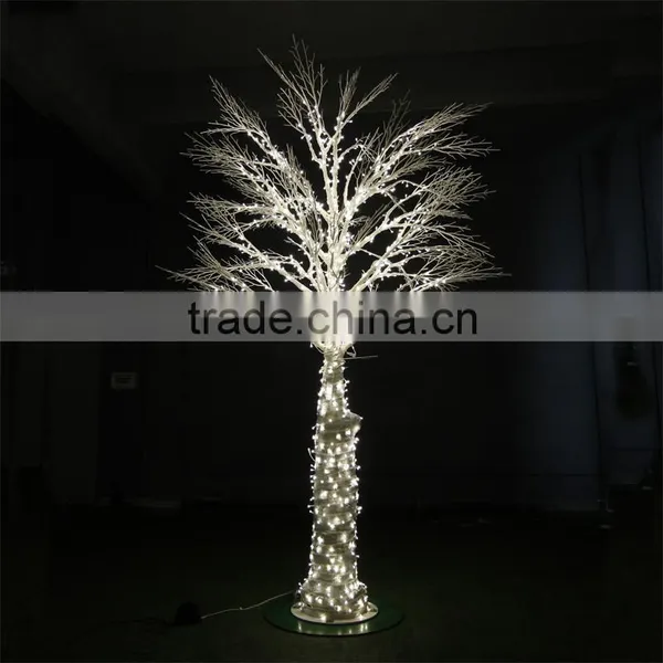 2016 New Product Artificial Festival Display Gold LED Bare Tree Light