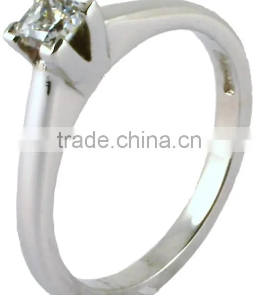 White Gold Diamond Enhanced Ring