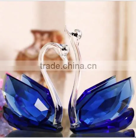 Luxury Design Crystal Couple Swan