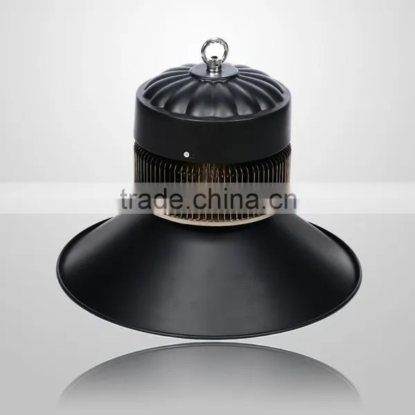 Black Aluminum Industrial 100w High Bay LED Fixture for Supermarket and Retail photo-2