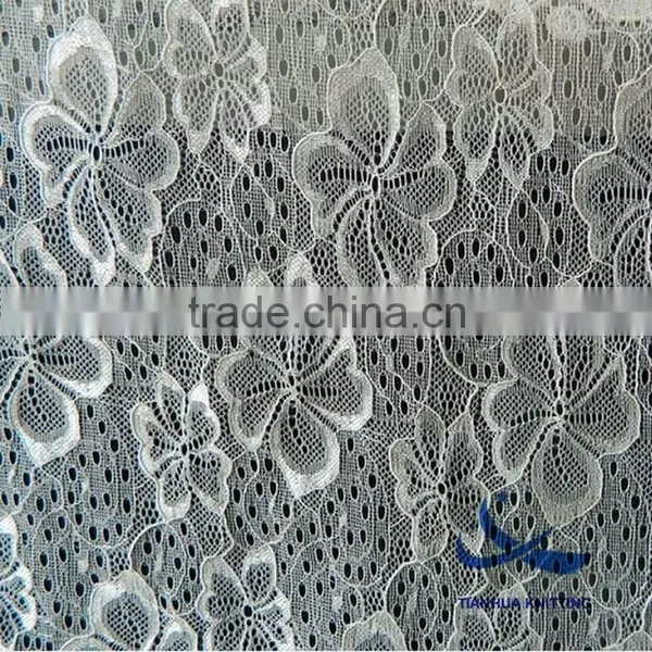Knitting Jacquard Lace Fabric for Curtains 8833 photo-3