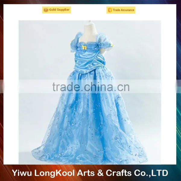 New Fashion Hot Sale Cute Baby Girl Wedding Dress Cosplay Frozen Girl Dress photo-4