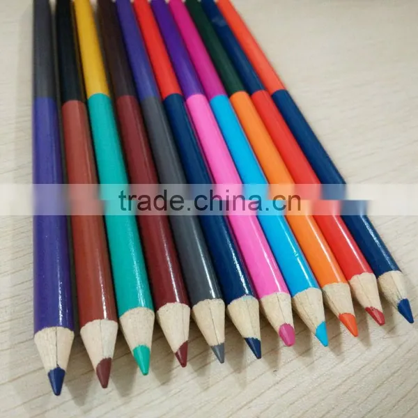 7" Standard Size Round Shape High Quality 3.0mm Color Lead Double Color Pencil photo-2