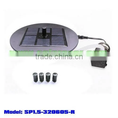 DC Brushless Solar Water Fountain (SP1.5-320605-R)