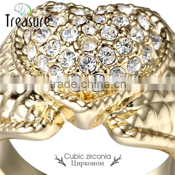 Wholesale Jewelry Supplier 925 Silver Ring Diamond Crystal Ring Engagement Jewelry photo-3