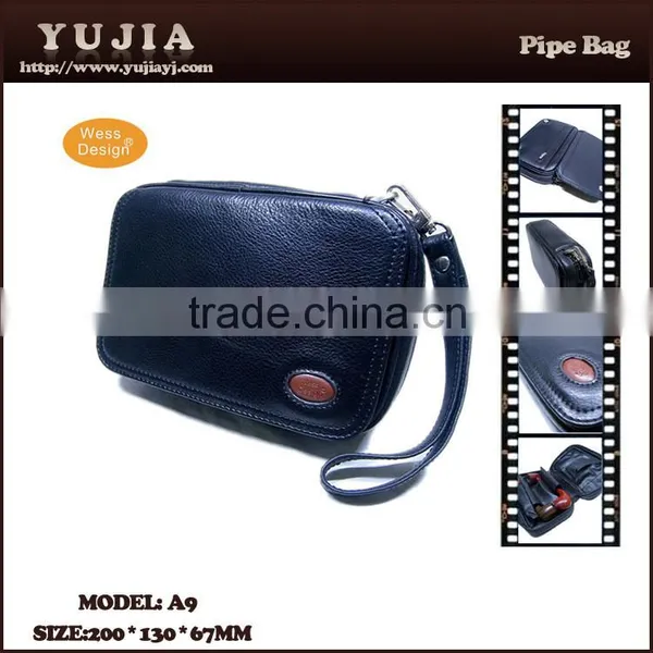 Guangzhou Yujia Genuine Leather Smoking Pipe Bag A9