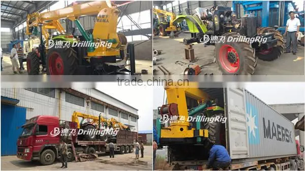 1-6m DFT-A1004 Portable Newest Auger Drill Machine With Crane photo-5
