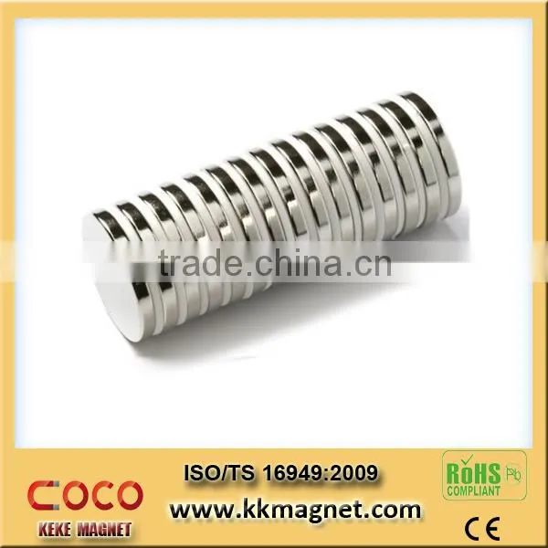 D15*4 Round Disk Sintered Neodymium Magnet