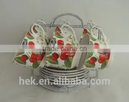 Factory Price Bone China Cup and Saucer Coffee Set photo-5