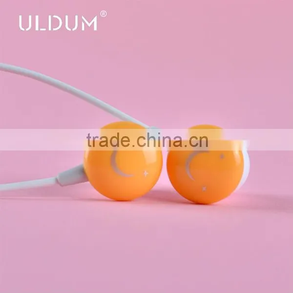 ULDUM Cheap Stereo Smile In-ear Headphone With Mic for Mobile Phone Mp3 Mp4 photo-3