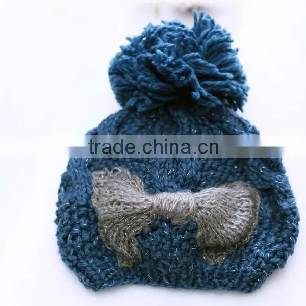 2015 New Design Wool Handmade Knitted Hat For Unisex photo-3