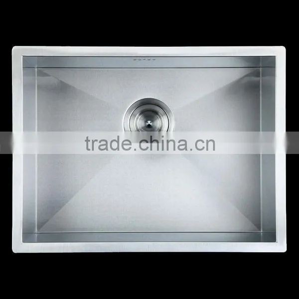 Commonly Used Garden Outdoor Sink 16 Gague Undermouint Single Handmade Kitchen Sink photo-2