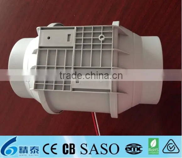 Ball Bearing Motor Plastic Mix-Flow Inline Duct Fan photo-2