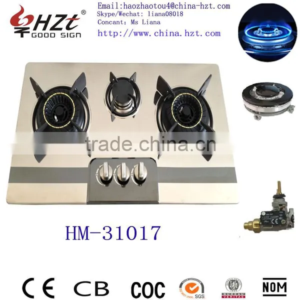 2016 European Heavy Cast Iron 3 Burner Gas Stove