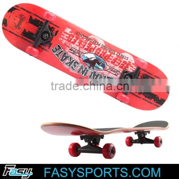Freerider Skate Cycle Skateboard Canadian Maple Complete 4 Wheel Skateboard Longboard Skateboard Complete CE Cetification