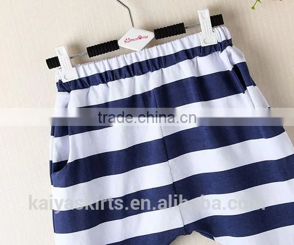 2016 100% Cotton Zebra Stripe Slim Baby Casual Pants photo-2