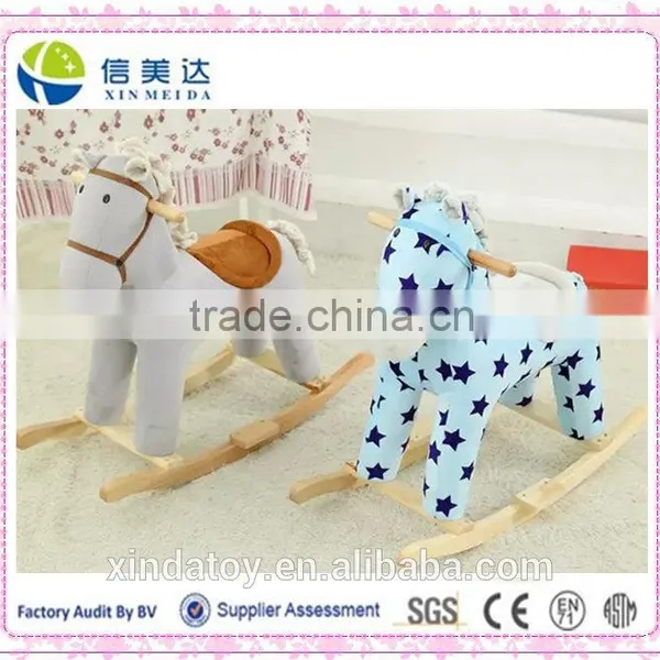 Plush Rocking Horse/anmal Wooden Horse Toys for Kids Quality Choice photo-4