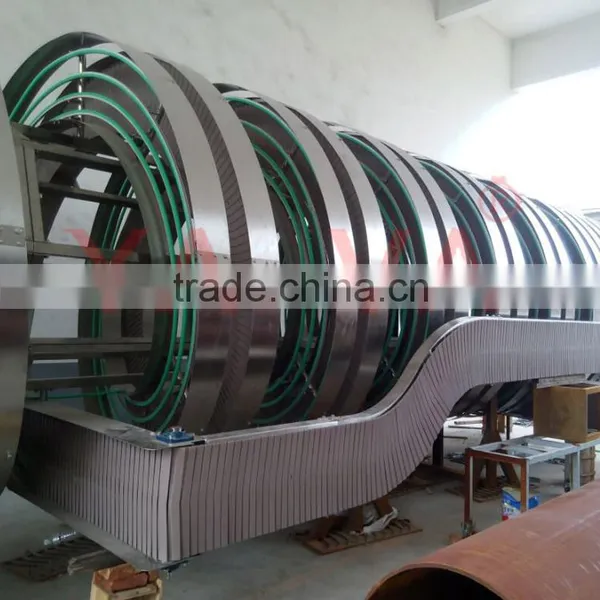 Factory Customized Plastic Chain Spiral Vibrating Conveyor photo-4