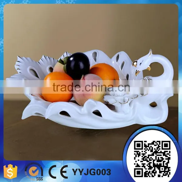 2016 New Mannufacturer Factory Price Resin Decorative Fruit Bowl