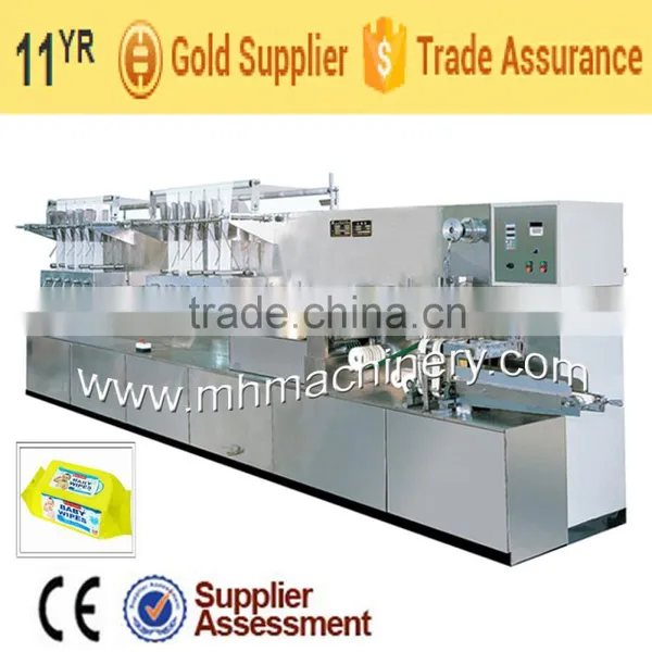 CE Certificate Automatic Sachet Wet Tissue Machine photo-2