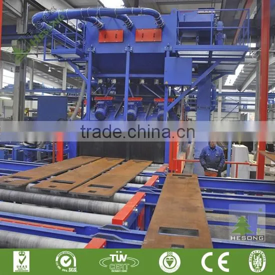 Cheap Steel Structures H Beam Shot Blasting Rust Removal Machine With Q69 Series photo-6