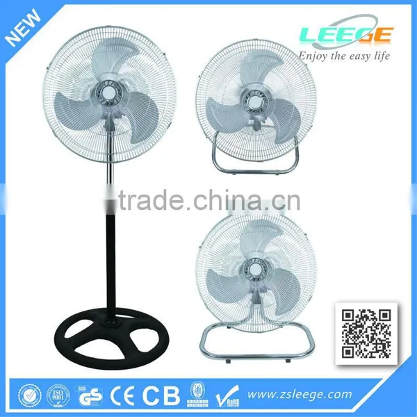 New Invention Floor Standing Commercial Electric Fan / 3 in 1 Fan With Stand Fan Floor Fan Wall Fan photo-2