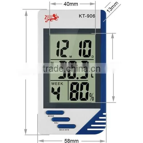 Hot Selling Wall Clock Thermometer Hygrometer photo-3