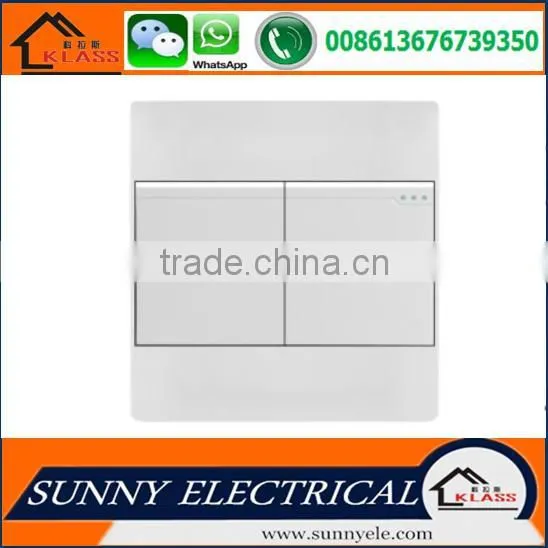 Best Sale Good Quality Electric Popular White Wall PC 3 Gang 1 Way With CE Certification photo-3