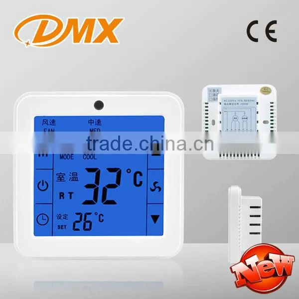 LCD Display Room Digital Touch Screen Thermostat For Central Air Conditioning