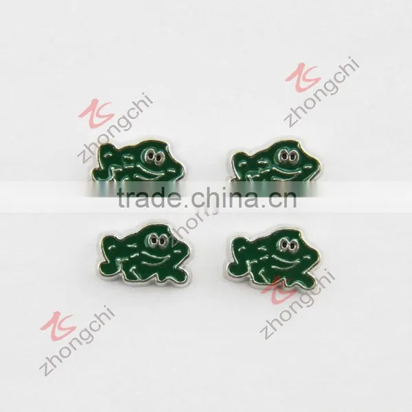 Zinc Alloy Floating Locket Frog Memory Charms photo-2