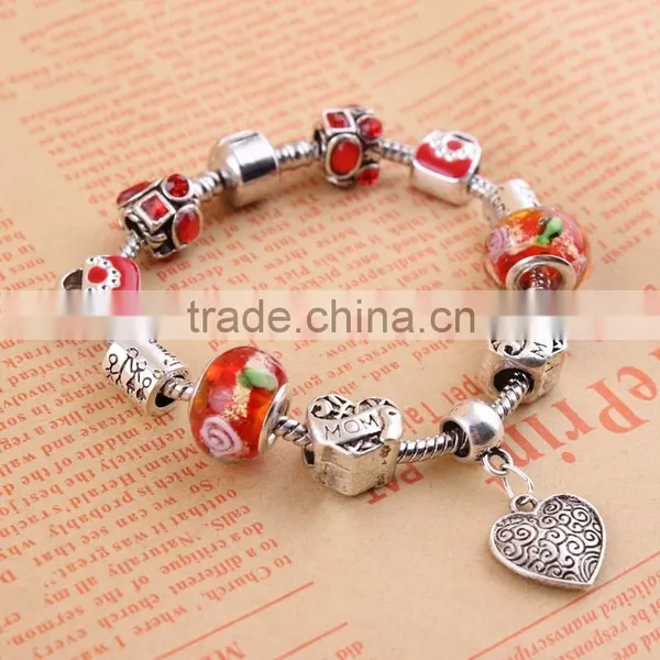 Latest Bracelet Design European Beads Women Fashion Charms Bracelet photo-5