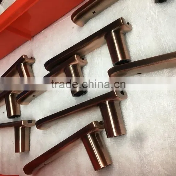 Plating Hardware Part Metal Door Lock Handle OEM/Metal Door Lock photo-2