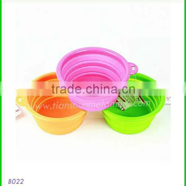 Travel Dog Foldable Bowl , Modern Dog Bowls ,melmaine Dog Bowl