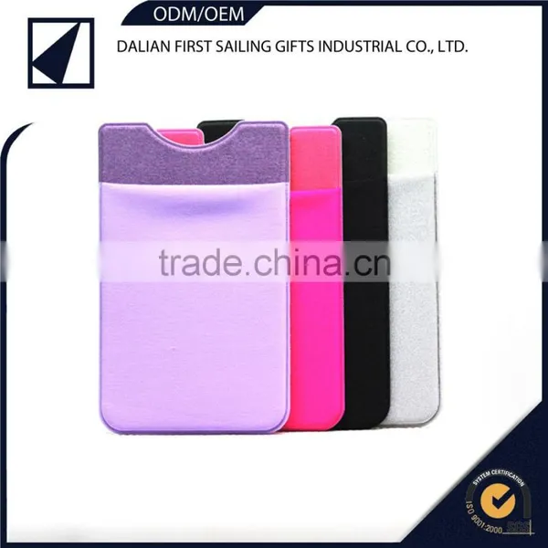 Brand Printing Sticky id Card Pocket Holder for Mobile Phone photo-5