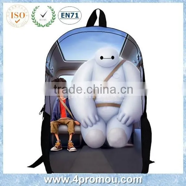 New Design Big Hero 6 Cartoon Kid's Backpack photo-3