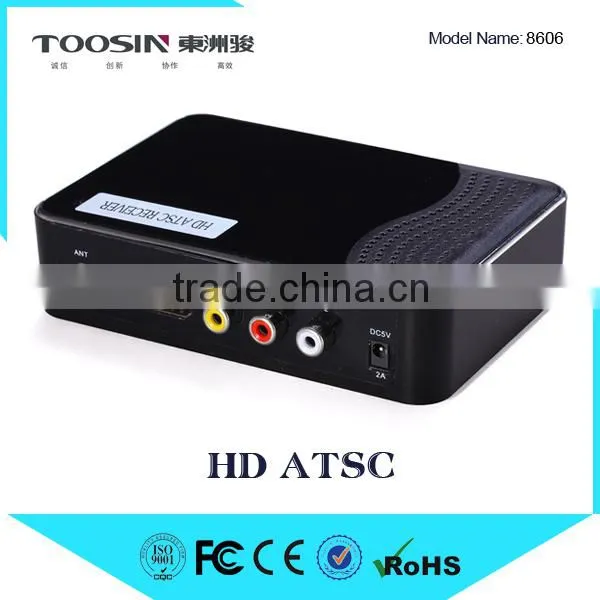 China Supplier Accept OEM Order & Digital TV HD DVB Transmitter MPEG4 Receiver ATSC Set Top Box for North America photo-3