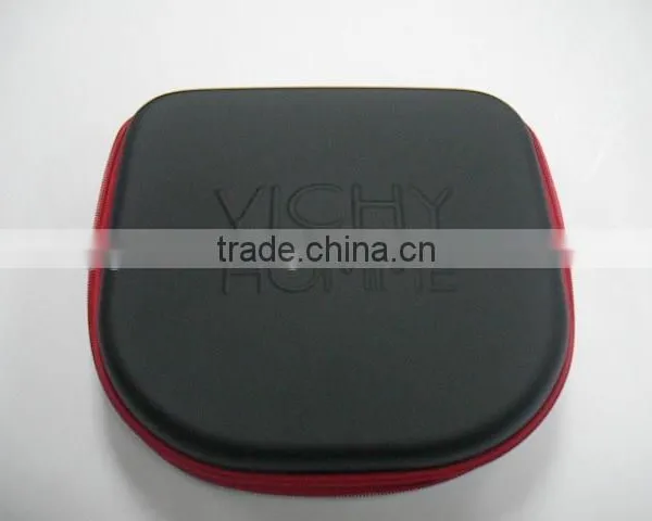 GC---20CM Length PU +jersey Fabric Cosmetic Cover Eva Bag photo-3