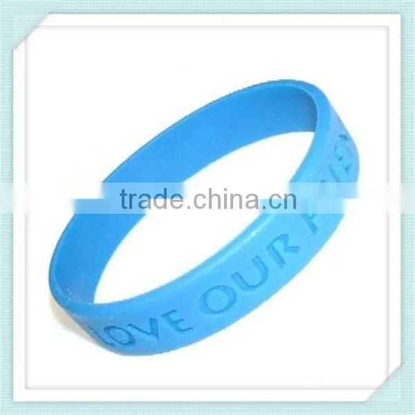 Personalized Funny Bracelet Thin Silicone Wristband photo-2
