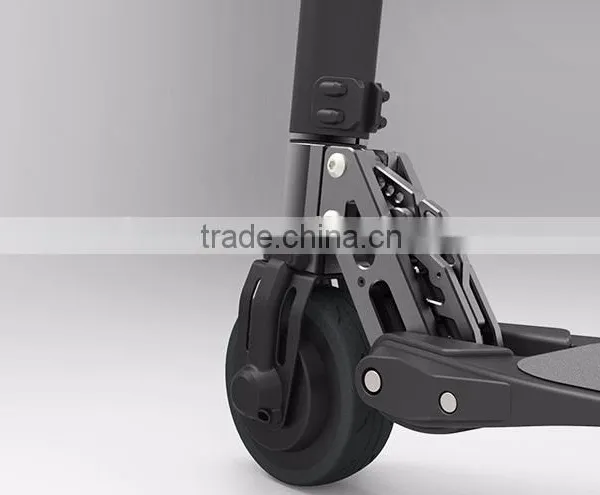 2016 New 5 Inch Foldable Electric Scooter Carbon Fiber Road Bike With Led Light photo-4