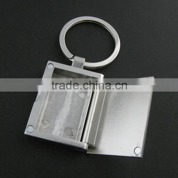 Novelty Design Megnetic Metal Photo Frame Keychain photo-3