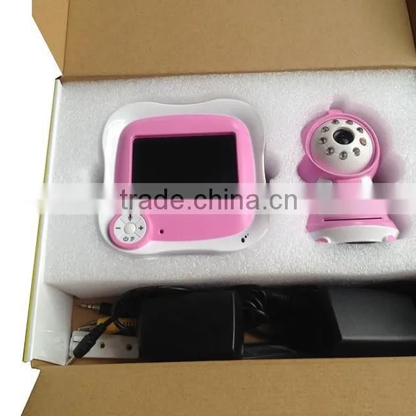 Wireless Digital 2 Ways Audio LED Music Baby Monitor Built-in Lithium Battery photo-3