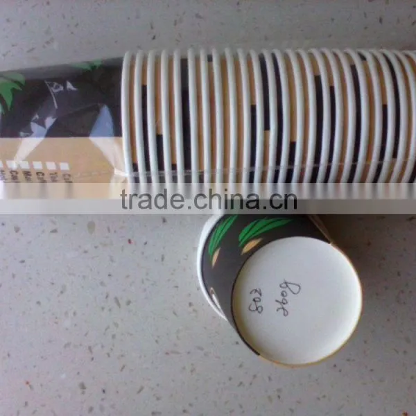 Single Wall 260gsm Paper 18g PE Coated Paper Cup photo-2
