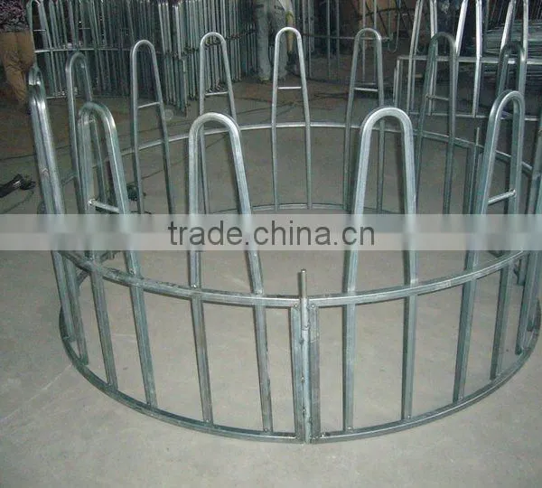 Hot Dip Galvanized Steel Cattle Hay Feeder photo-2