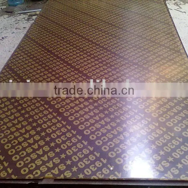 18mm Poplar Core Brow Film Faced Construction Plywood