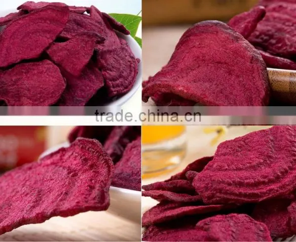 Beet Chips, VF Vegetables and Fruit Chips, Healthy Snack
