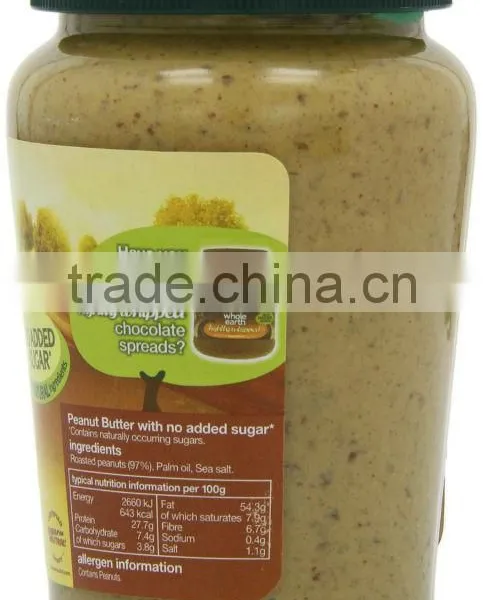 Whole Earth Crunchy Original Peanut Butter With No Added Sugar 340g photo-3