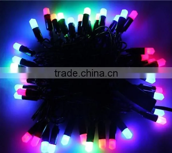Christmas Tree Light With Chasing String 40 Led and Cute Twinkle Peach Shape