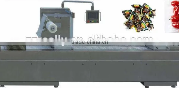 Sea Food Automatic Continuous Stretch Vacuum Packaging Machine