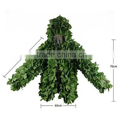 3D Green Leaf Hooded Ghillie Suit photo-2