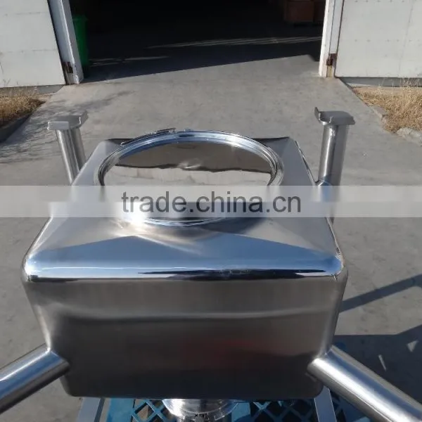 Stainless Steel Mixing Hopper With Movable Wheels photo-2